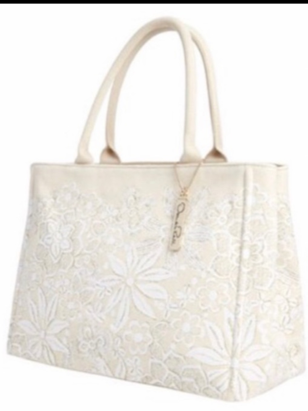 BEAUTIFUL CONDITION!OSCAR DE LA RENTA NEIMAN MARCUS FOR TARGET LARGE FLORAL TOTE